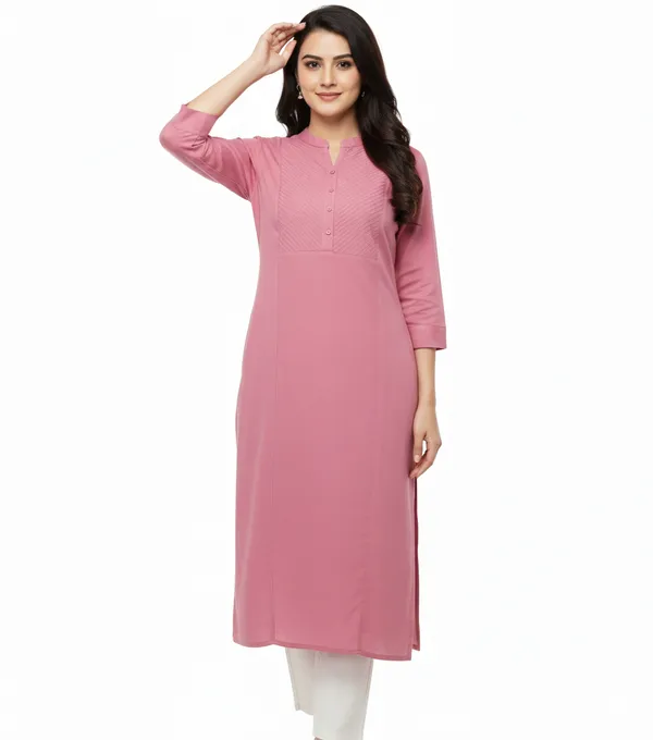 Pink_Cotton_Kurti_For_Women_And_Girls