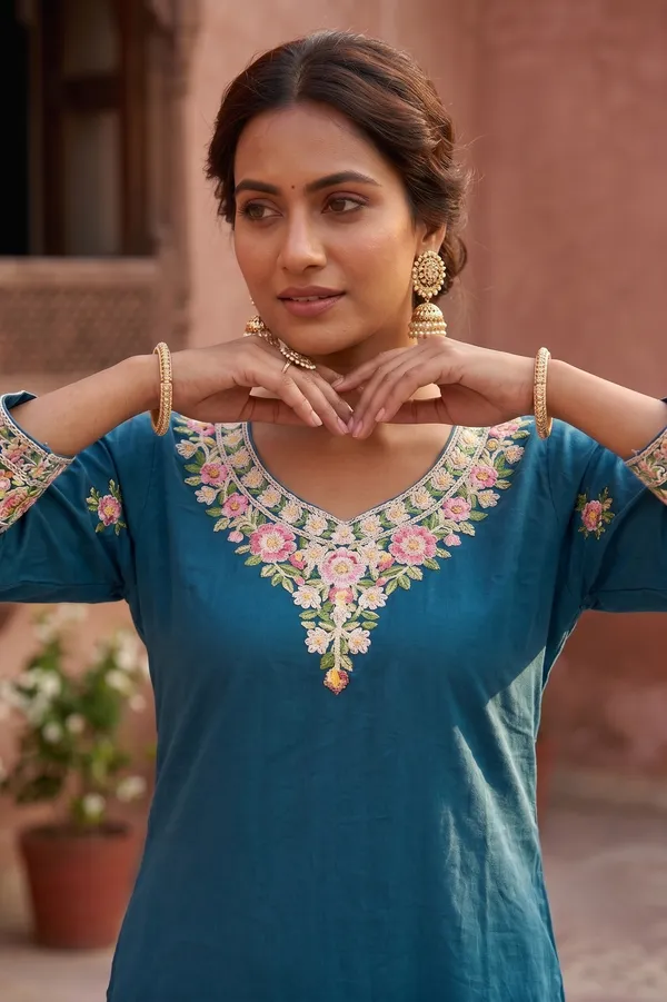 Floral_Radiance_Teal-Blue_Embroided_Set_with_Dupatta_for_Women_&_Girls.