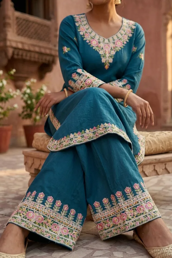 Floral_Radiance_Teal-Blue_Embroided_Set_with_Dupatta_for_Women_&_Girls.