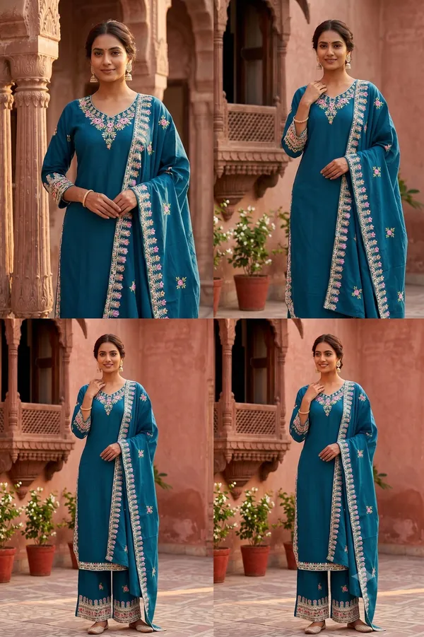 Floral_Radiance_Teal-Blue_Embroided_Set_with_Dupatta_for_Women_&_Girls.