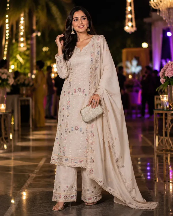 Cream_Embroidered_Pant_Set_with_Dupatta_for_Women_&_Girls.