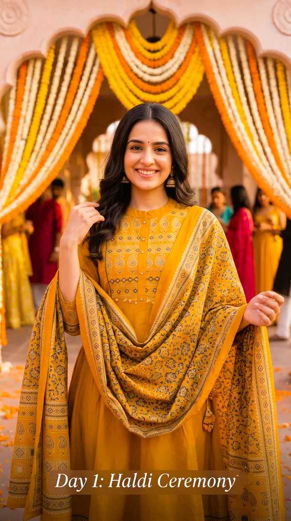 Mustard_Yellow_Printed_Anarkali_Kurta_Set_with_Pants_and_Dupatta