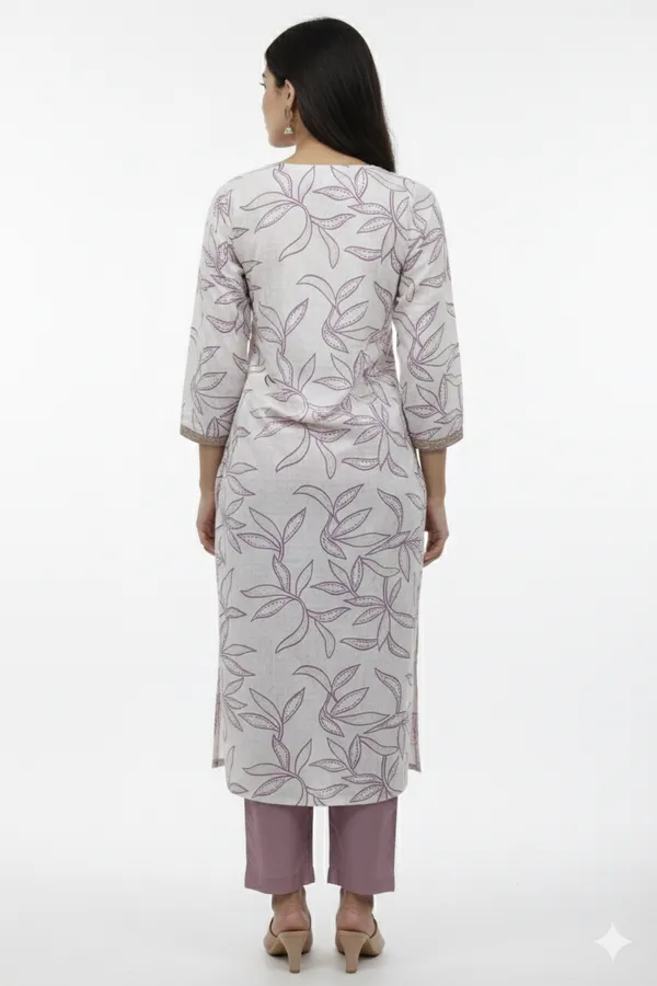 White_And_Lilac_Cotton_Angarakha_Style_For_Women_And_Girls