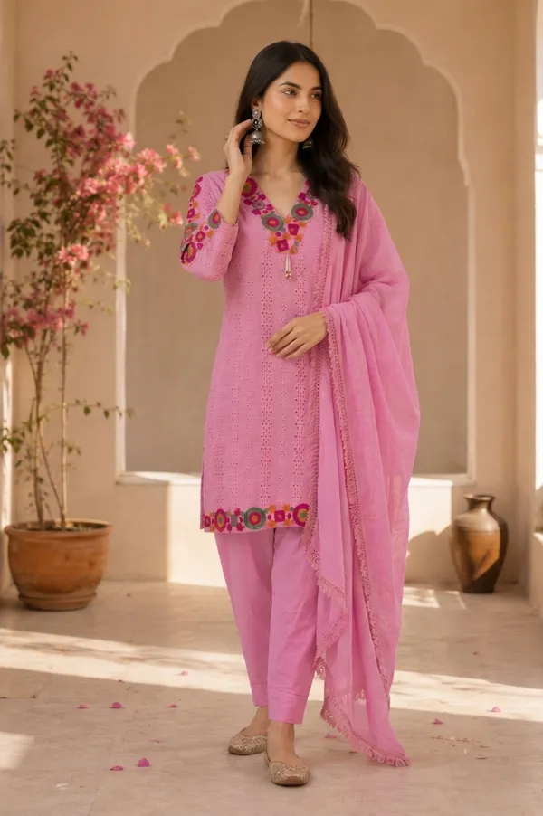 Pink_Embroidered_Farshi_Salwar_Set_with_Dupatta_for_Women_&_Girls