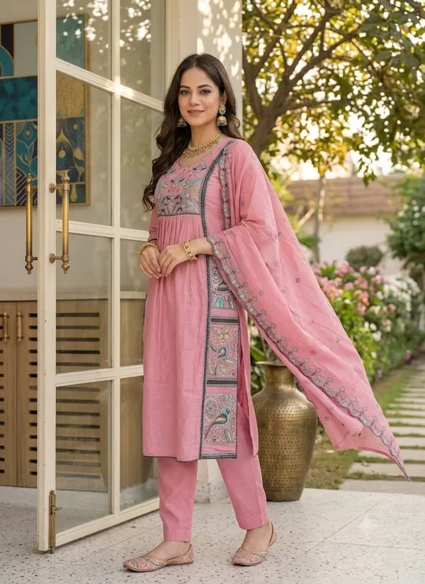 Soft_Pink_Embroidered_Yoke_A_Line_Set_with_Dupatta_for_Women_&_Girls.