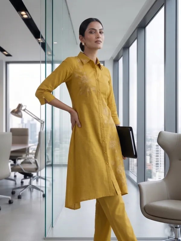 Mustard_Embroidered_Co-Ord_Set_for_Women_&_Girls