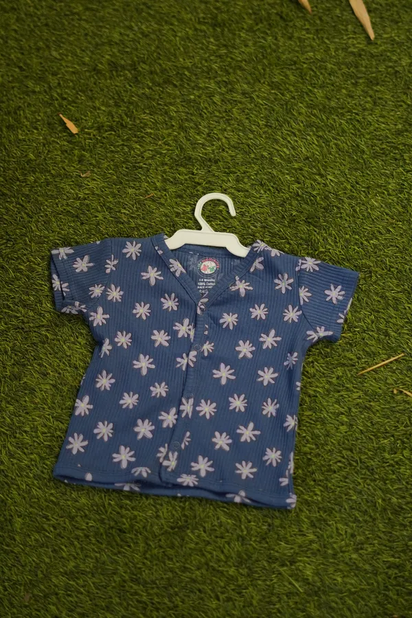 Blue_Ribbed_Cotton_Front_Open_Jabala_With_Button_Closure