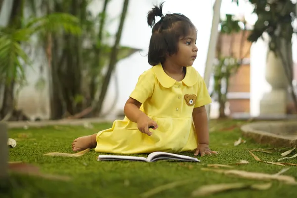 Yellow_Bamboo_Cotton_Frock_With_Teddy_Style_Collar_And_Light_Blue_Sleeveless_Frock_With_Front_Button_Detailing_|_Pack_Of_2