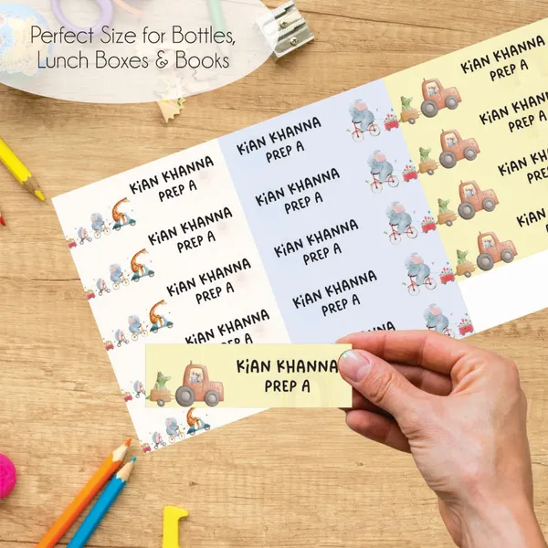 Zooplay_India_Waterproof_Name_Stickers,_Pack_of_90_Personalized_Stickers_for_School,_Bottles,_Lunchboxes_&_Stationery_�_Durable,_Peel_&_Stick,_Dishwasher_Safe_Tags_(Wild_&_Cute)