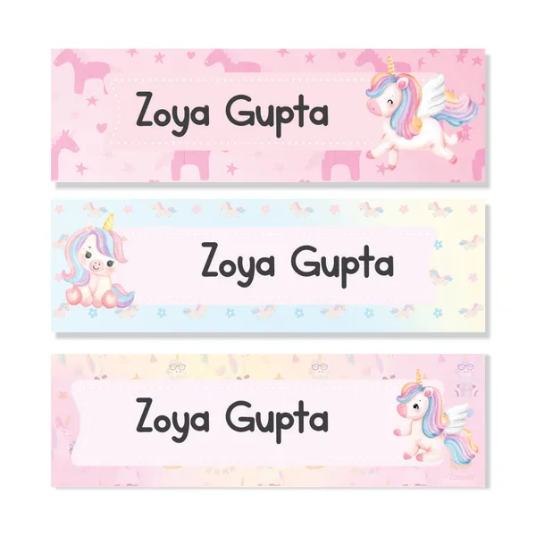 Zooplay_India_Waterproof_Name_Stickers,_Pack_of_90_Personalized_Stickers_for_School,_Bottles,_Lunchboxes_&_Stationery_�_Durable,_Peel_&_Stick,_Dishwasher_Safe_Tags_(Sparkle_Unicorn)