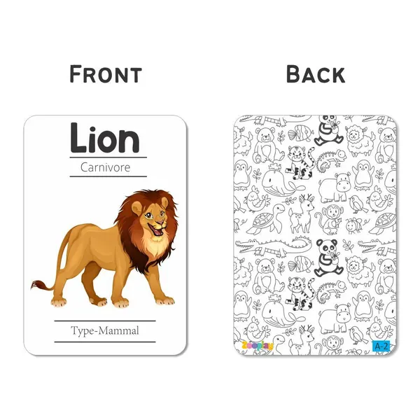 Animals_Flash_Cards_Pack_Of_24