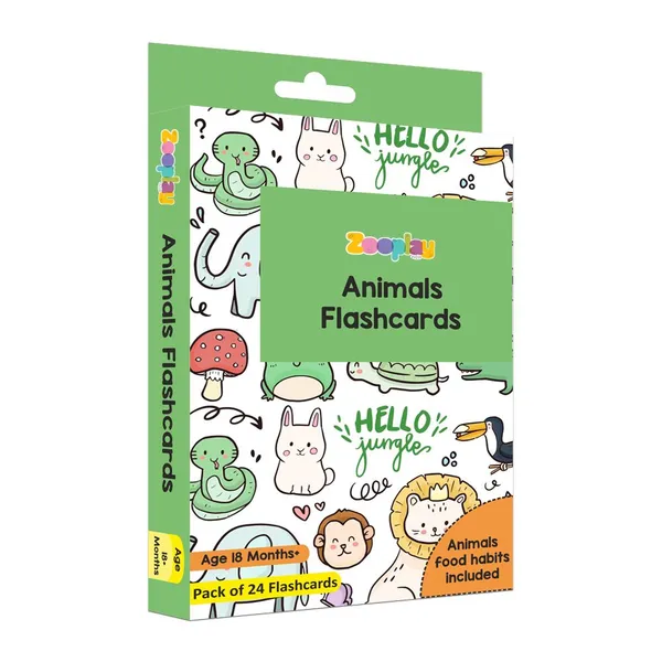 Animals_Flash_Cards_Pack_Of_24