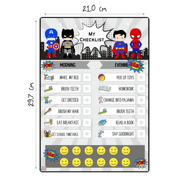 Daily_Reward_Chart_Superhero