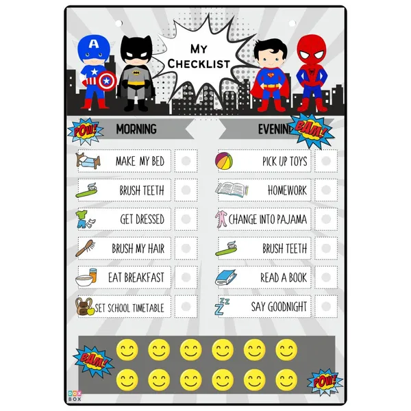 Daily_Reward_Chart_Superhero