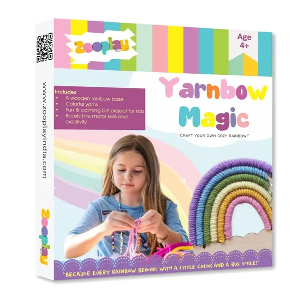 Yarn_Bow_Magic_Diy_Rainbow_Yarn_Craft_Kit