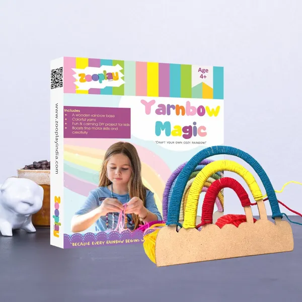 Yarn_Bow_Magic_Diy_Rainbow_Yarn_Craft_Kit