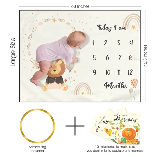 Baby_Milestone_Blanket_Lion