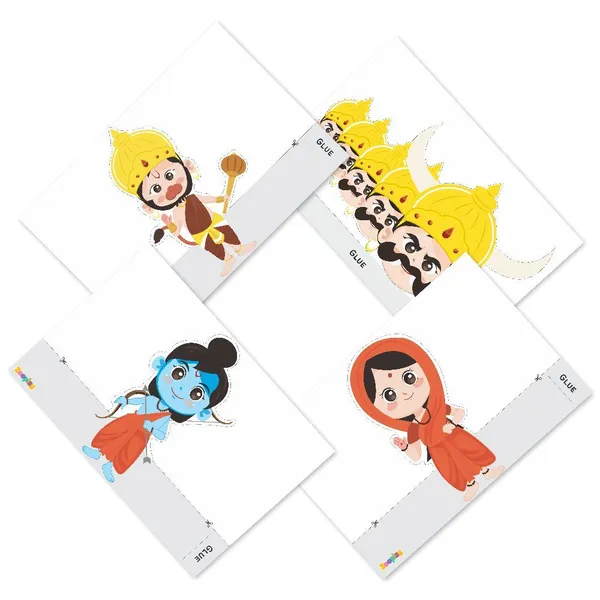 Ramayan_Characters_Puppet_Making_Activity