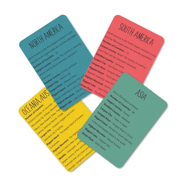 World_Continents_And_Oceans_Flashcards