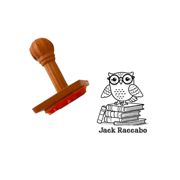 Book_Stamp_Reading_Owl