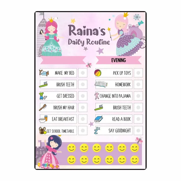 Daily_Reward_Chart_Personalised_Princess_Palace