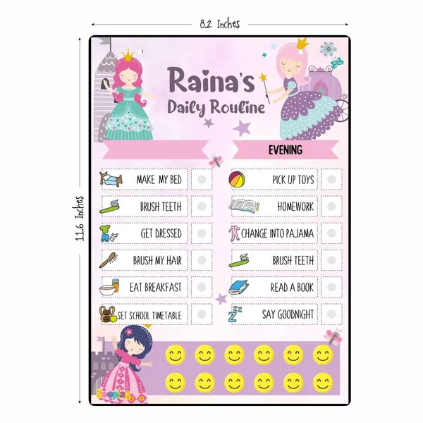 Daily_Reward_Chart_Personalised_Princess_Palace