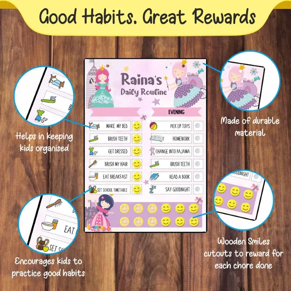 Daily_Reward_Chart_Personalised_Princess_Palace