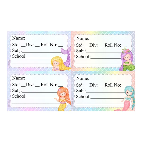 Kids_Book_Labels_Mermaid_Pack_Of_2
