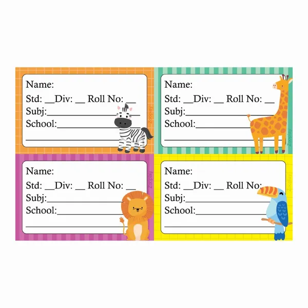 Kids_Book_Labels_Jungle_Animals_Set_Of_36