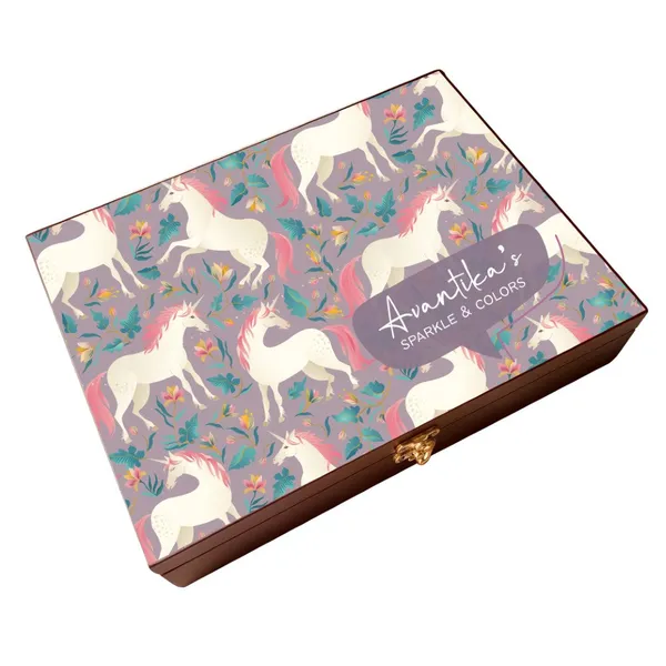 Personalised_Wooden_Artbox_Unicorn_Treasure