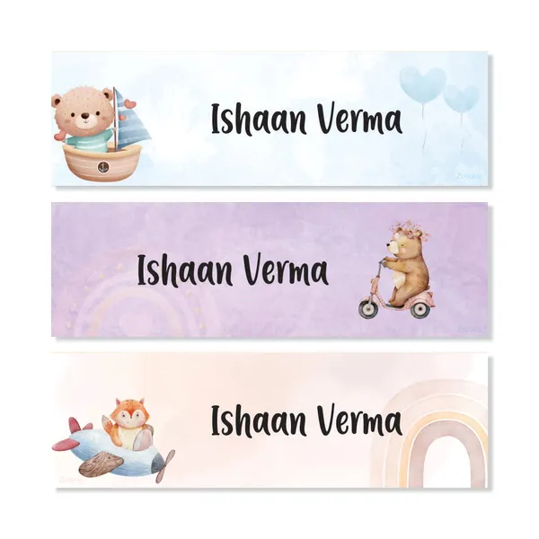 Waterproof_Name_Labels_Baby_Safari