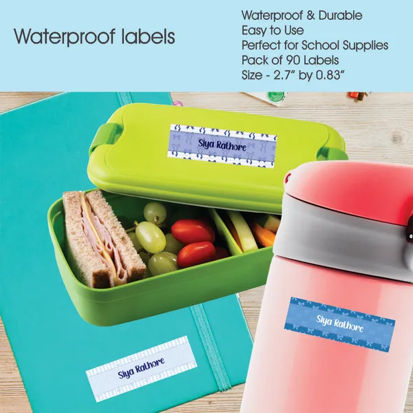 Waterproof_Name_Labels_Blue_Bow_Bliss