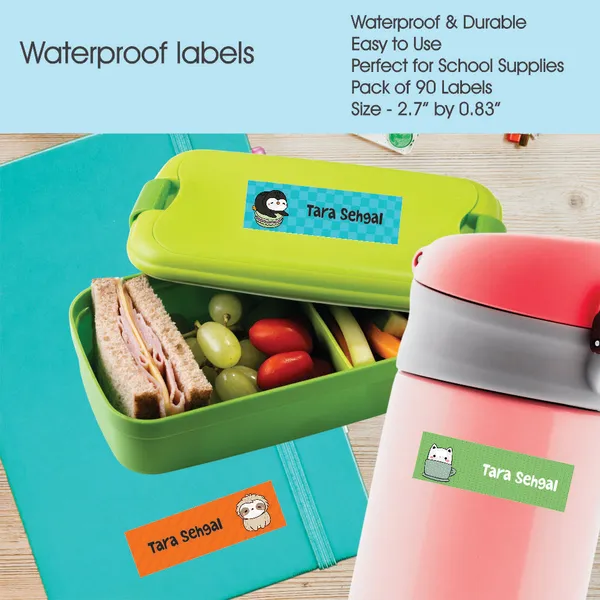 Waterproof_Name_Labels_Kawai_Cuties