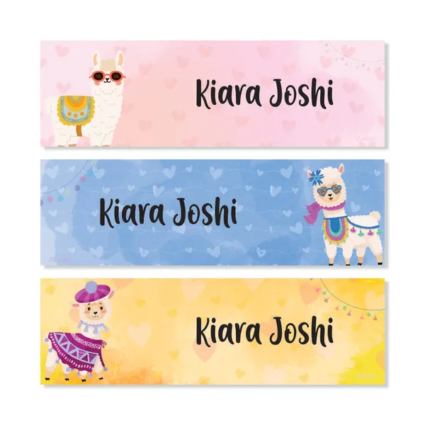 Waterproof_Name_Labels_Llama_Love