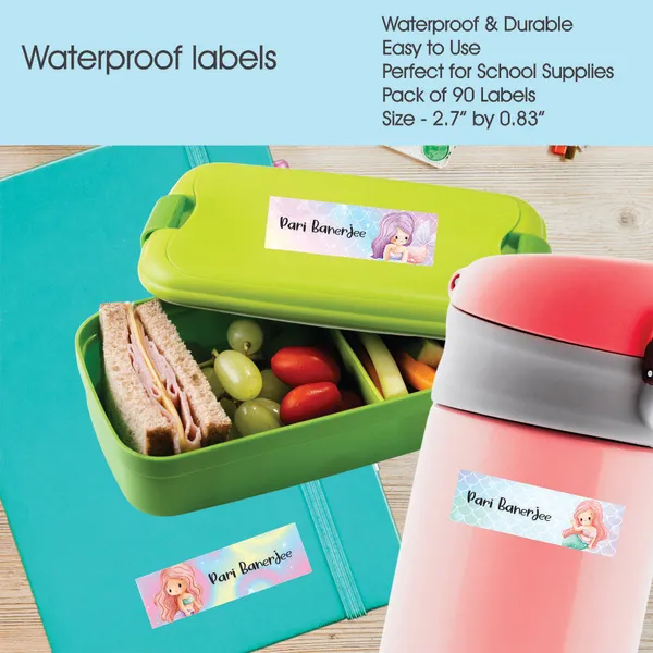 Waterproof_Name_Labels_Magical_Mermaids
