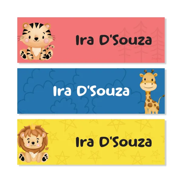 Waterproof_Name_Labels_Mini_Zoo