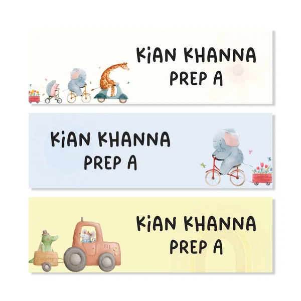 Waterproof_Name_Labels_Wild_Cute