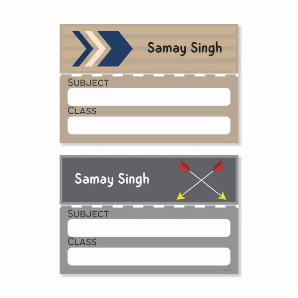 Personalised_Book_Labels_Arrow_Magic