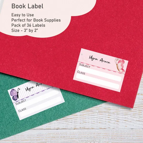 Personalised_Book_Labels_Butterfly_Bliss