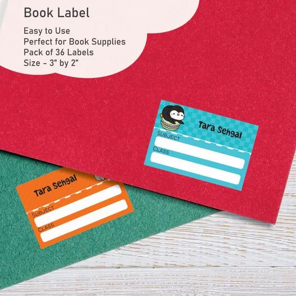 Personalised_Book_Labels_Kawai_Cuties