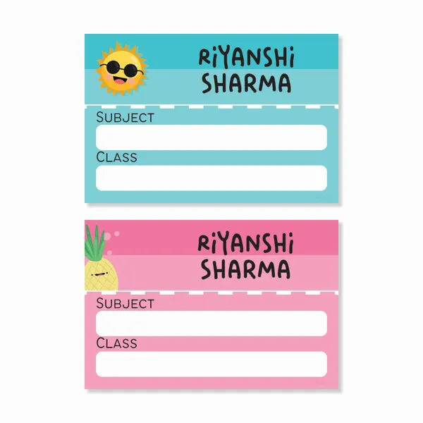 Personalised_Book_Labels_Sunny_Days