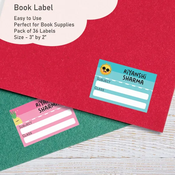 Personalised_Book_Labels_Sunny_Days