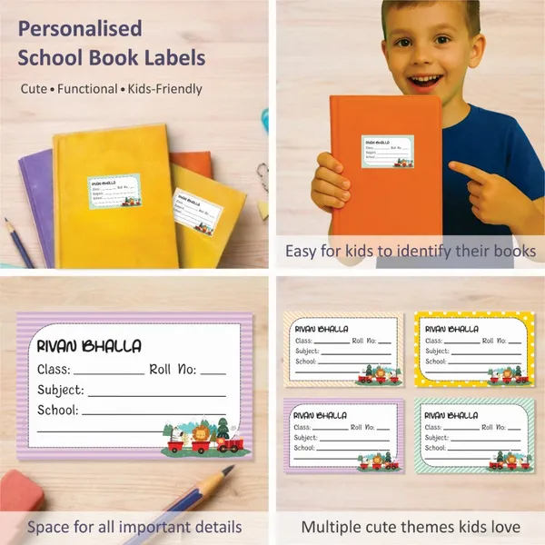 Personalized_School_Book_Labels_Animal_Express_Set_Of_36