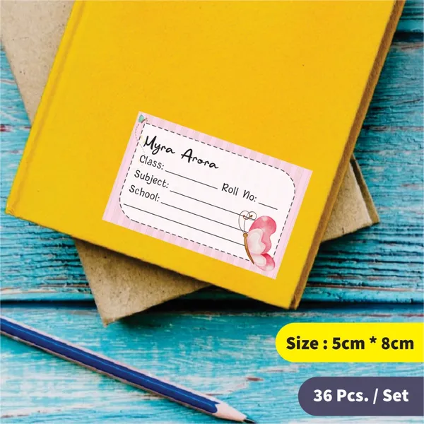 Personalized_School_Book_Labels_Butterfly_Bliss