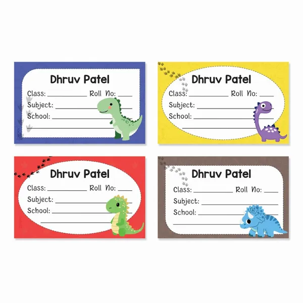 Personalized_School_Book_Labels_Dino_World_Set_Of_36
