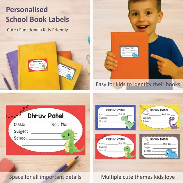 Personalized_School_Book_Labels_Dino_World_Set_Of_36