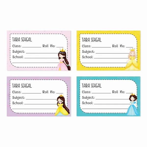 Personalized_School_Book_Labels_Fairy_Princess_Set_Of_36