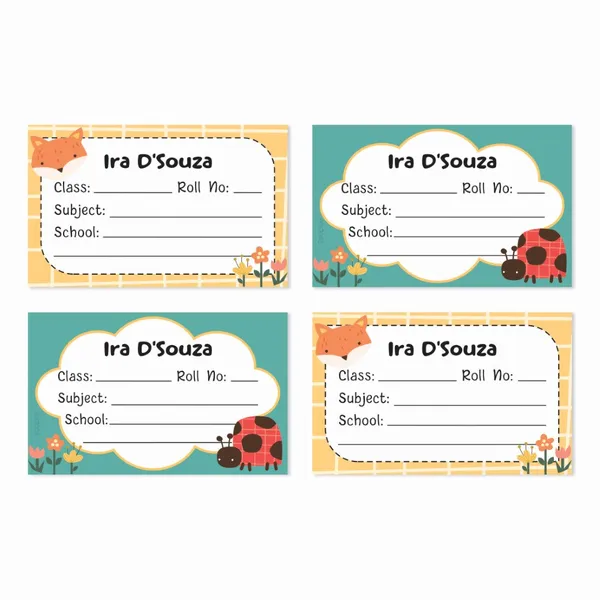 Personalized_School_Book_Labels_Happy_Spots_Set_Of_36