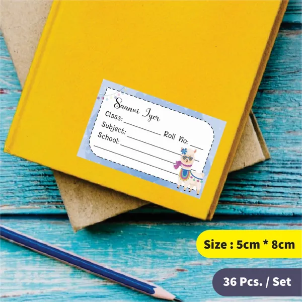 Personalized_School_Book_Labels_Llama_Love