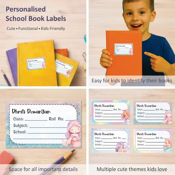 Personalized_School_Book_Labels_Magical_Mermaid_Set_Of_36
